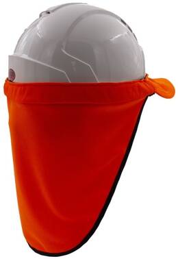 Protège-nuque orange UV 50+