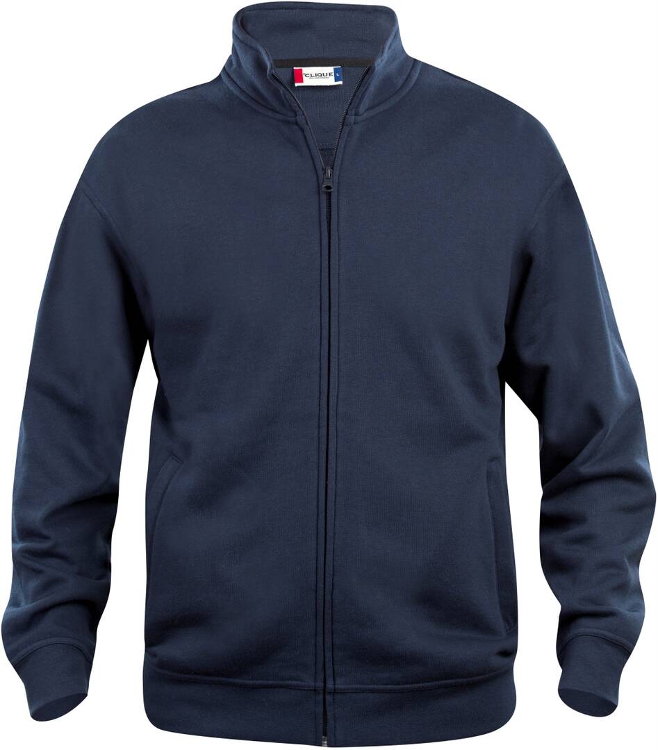 Sweat full zip basic marine L