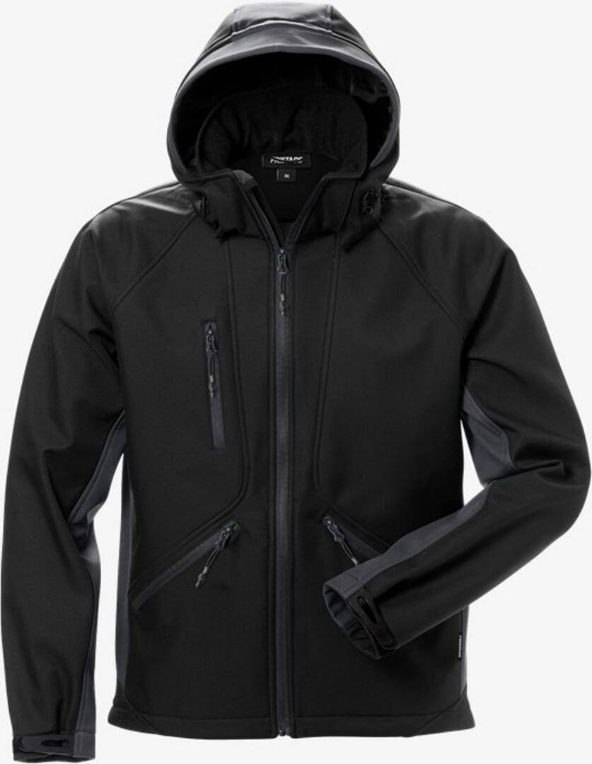 Softshell jacke 1414 schwarz/grau L