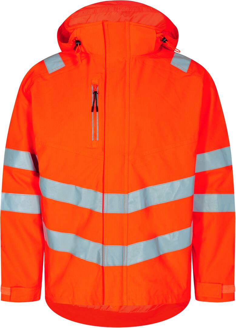 Veste shell safety hv orange L