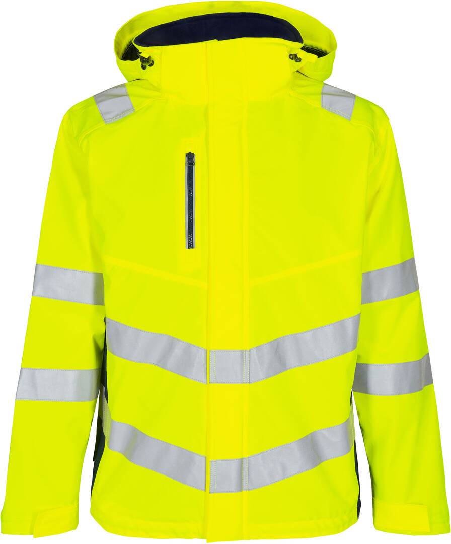Veste shell safety hv lmn/marine L