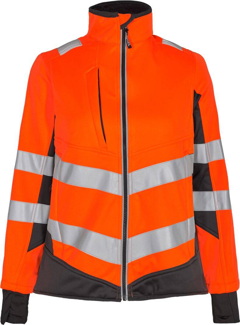 HV-Softshelljacke damen org-grau L