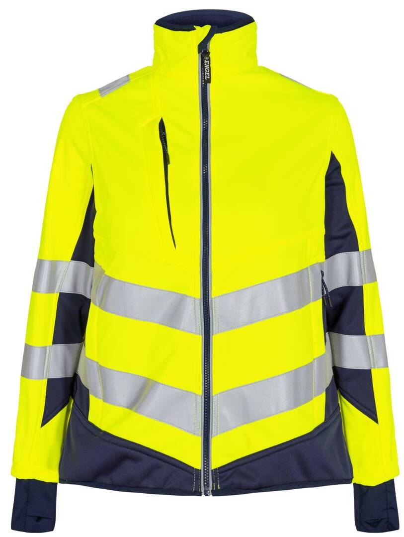 HV-Softshelljacke damen lemon/marine L
