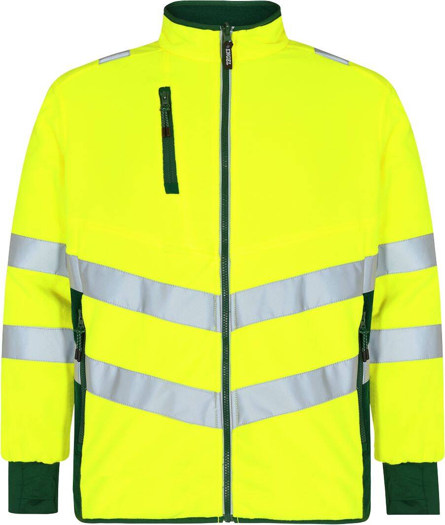 Steppjacke safety lmn/grün L