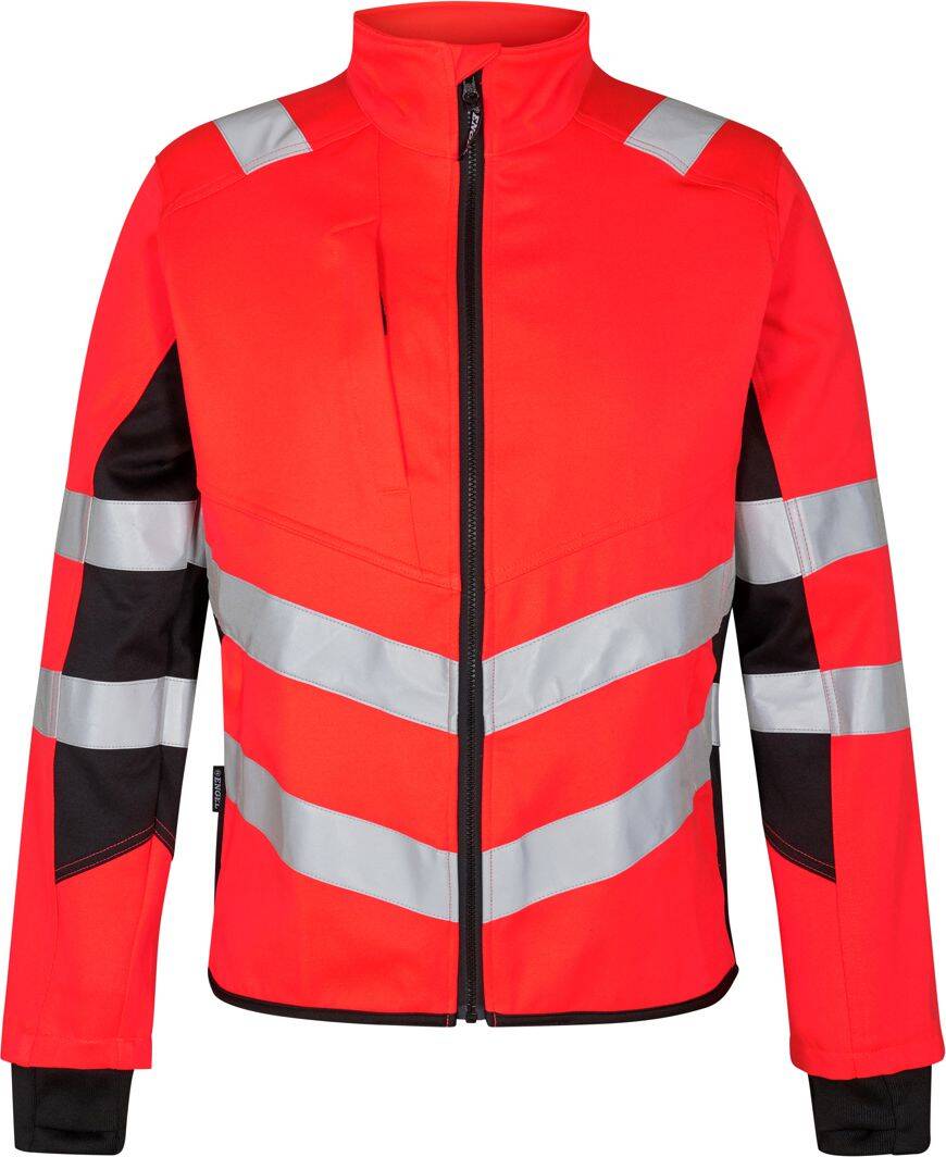 Jacke engel 1544 hv rot-schwarz L
