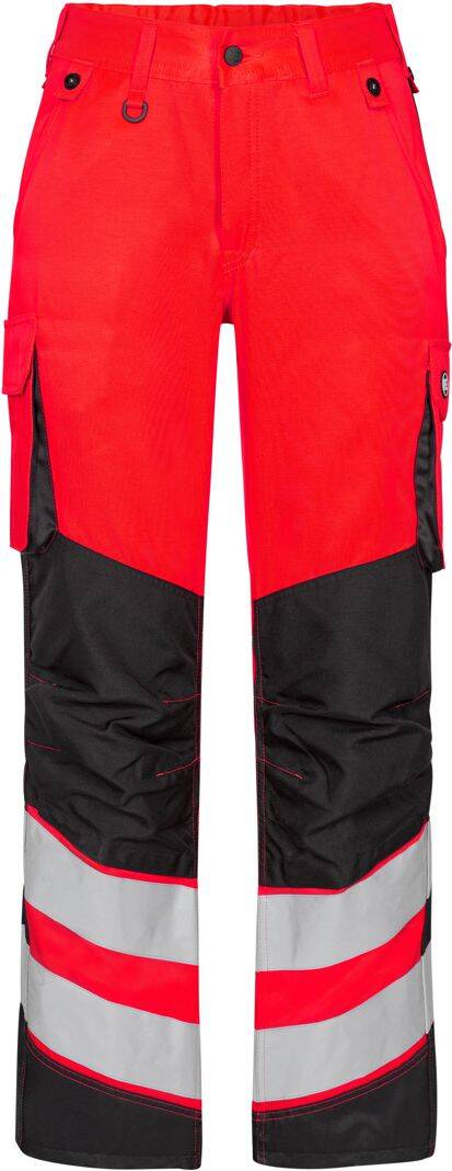 Hose safety damen 2543 rot/schw. ch34