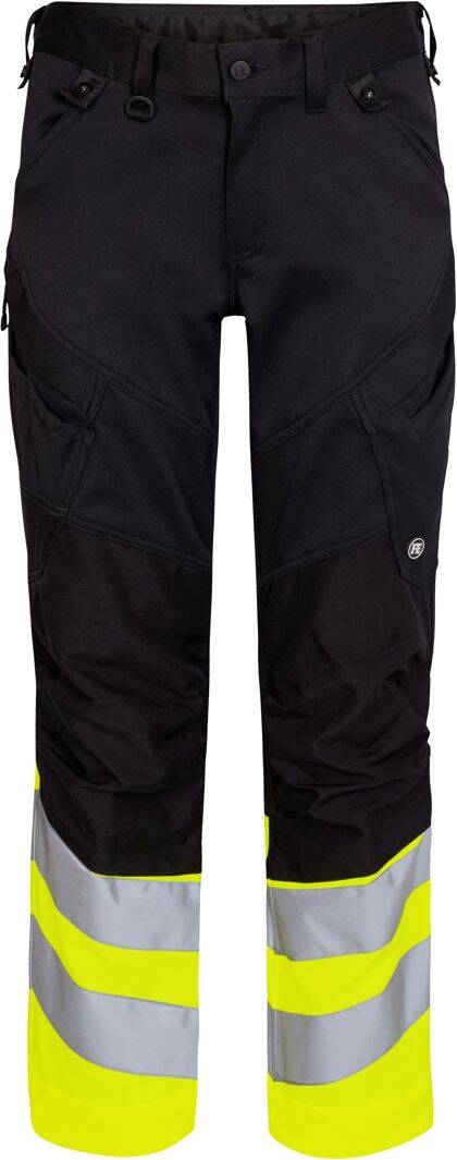 Hose safety 2546 schwarz/lemon ch36