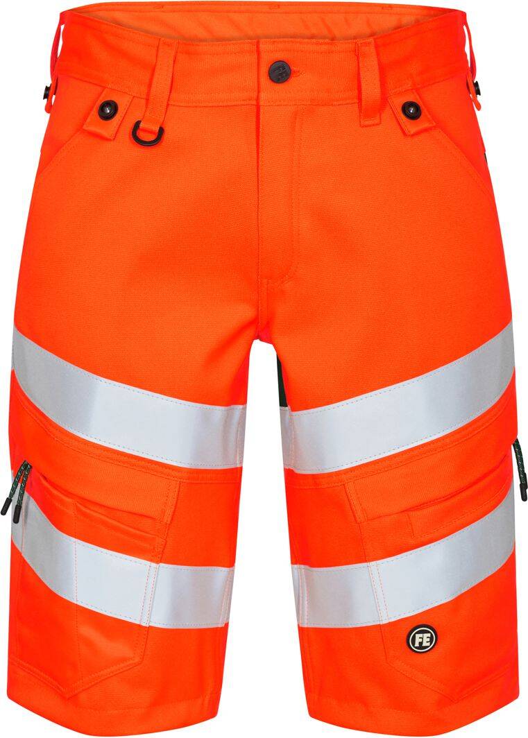 Shorts safety 6546 orange-grün 36