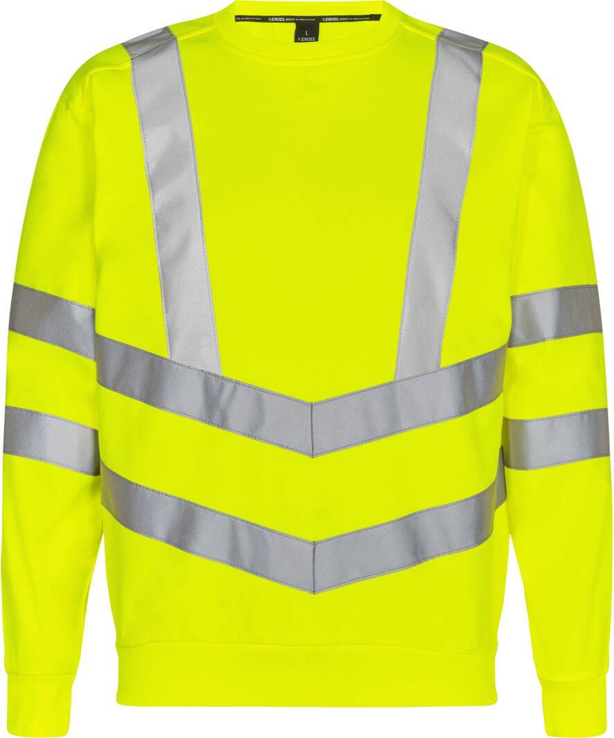 Sweatshirt 8021 safety hv lemon L