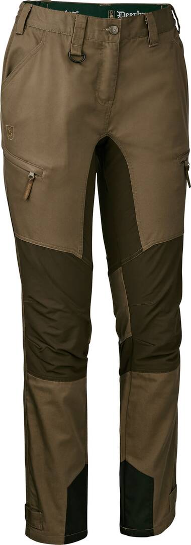 Pantalon roja dame brun clair/noir 36