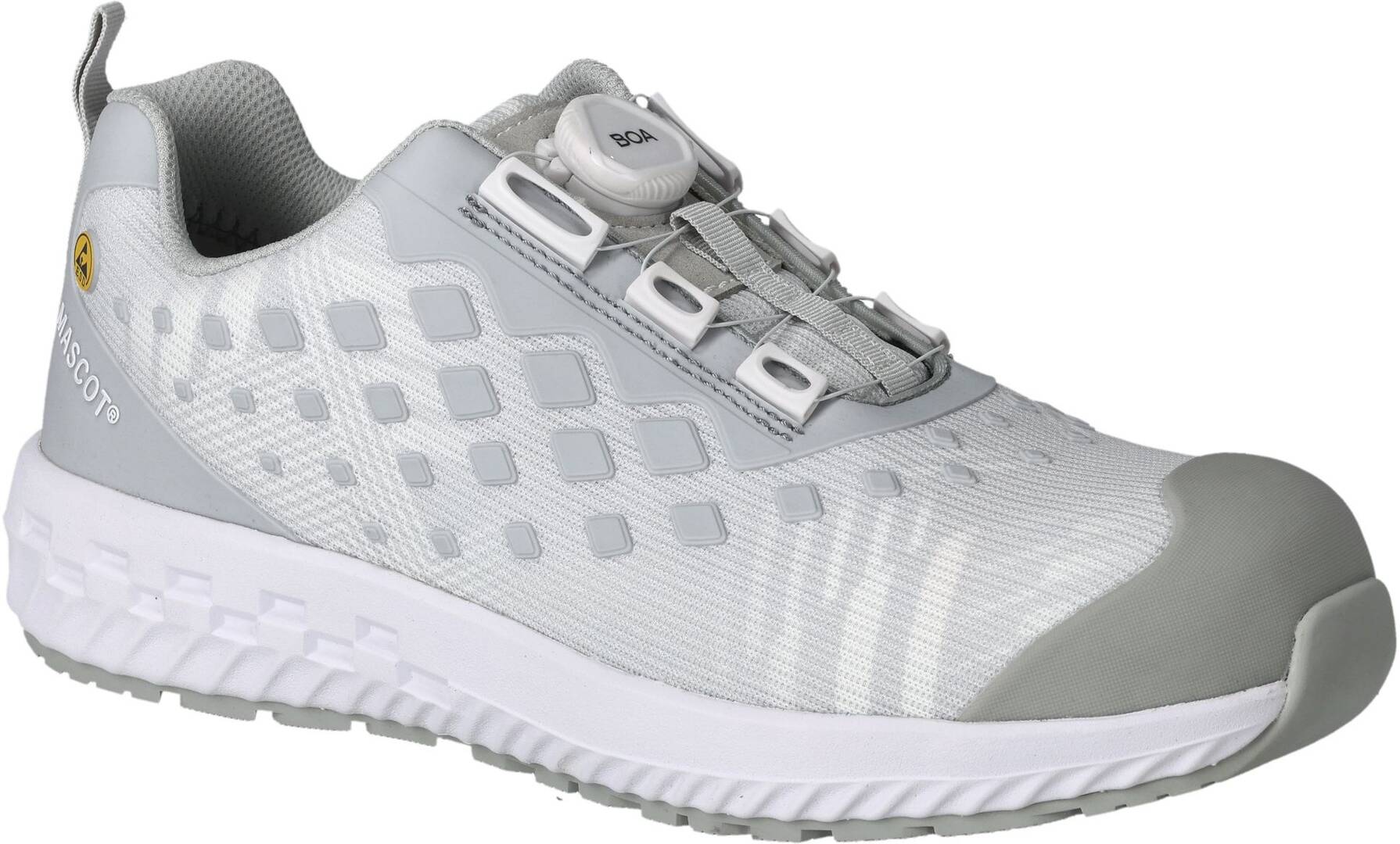 Soulier customized S1PL blanc-gris 36