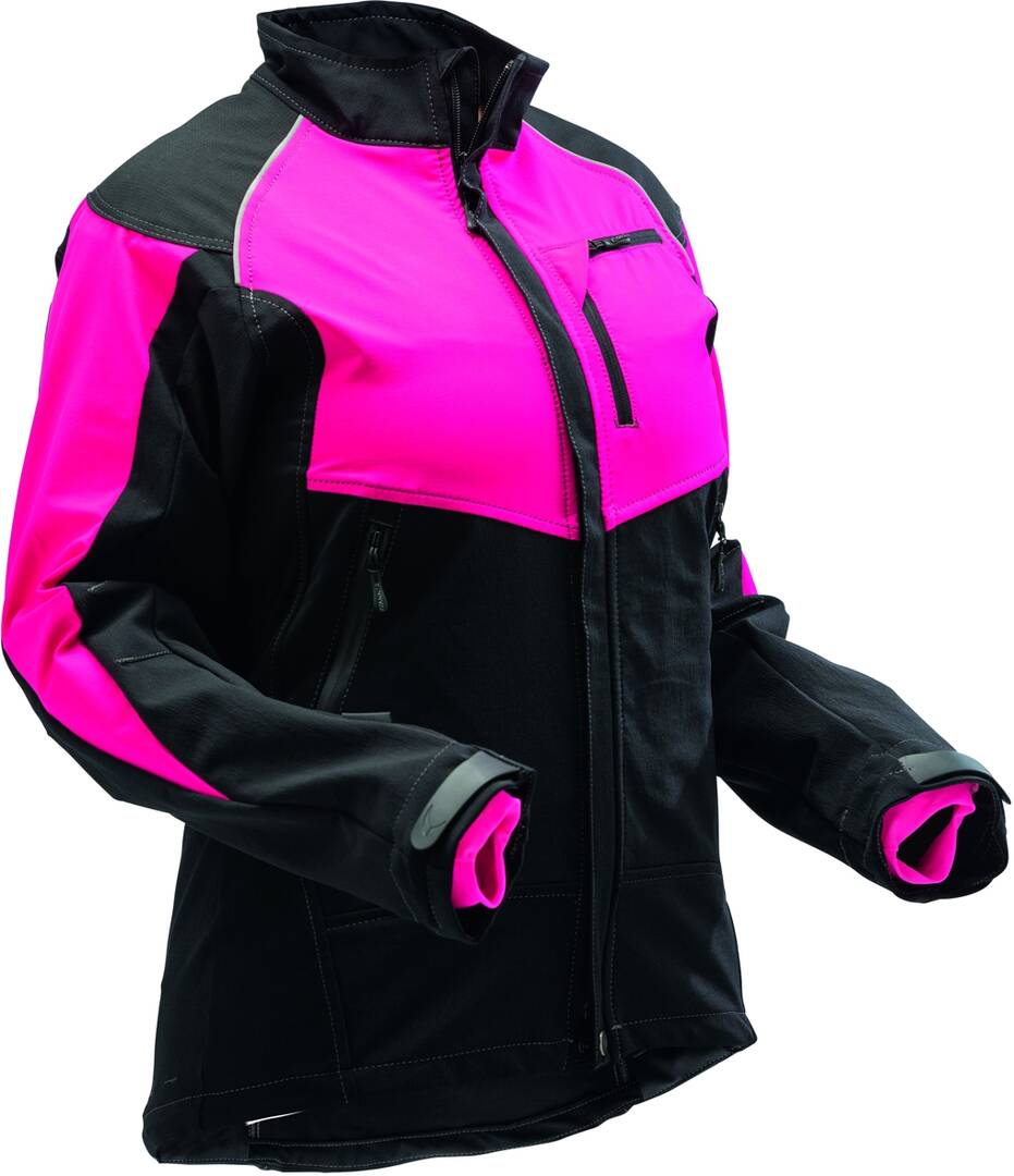 Veste pfanner ventilation noir/rose L