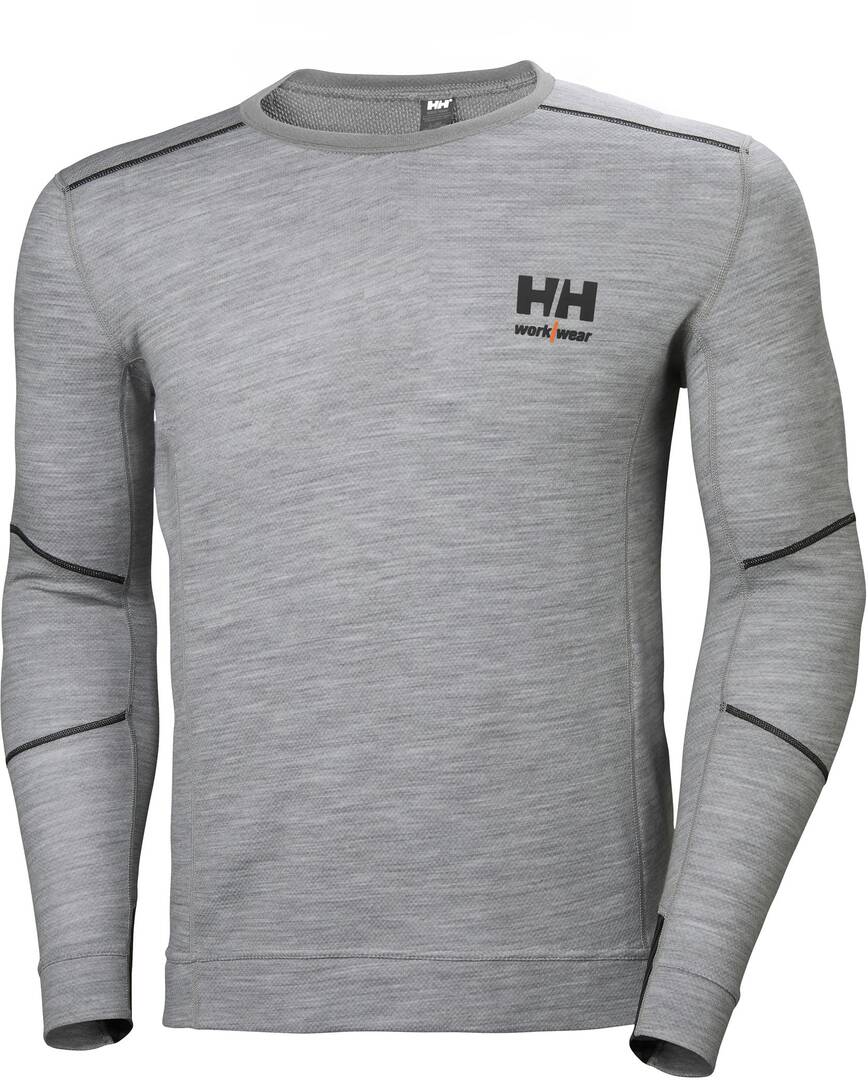 Pull thermo lifa/mérinos gris L