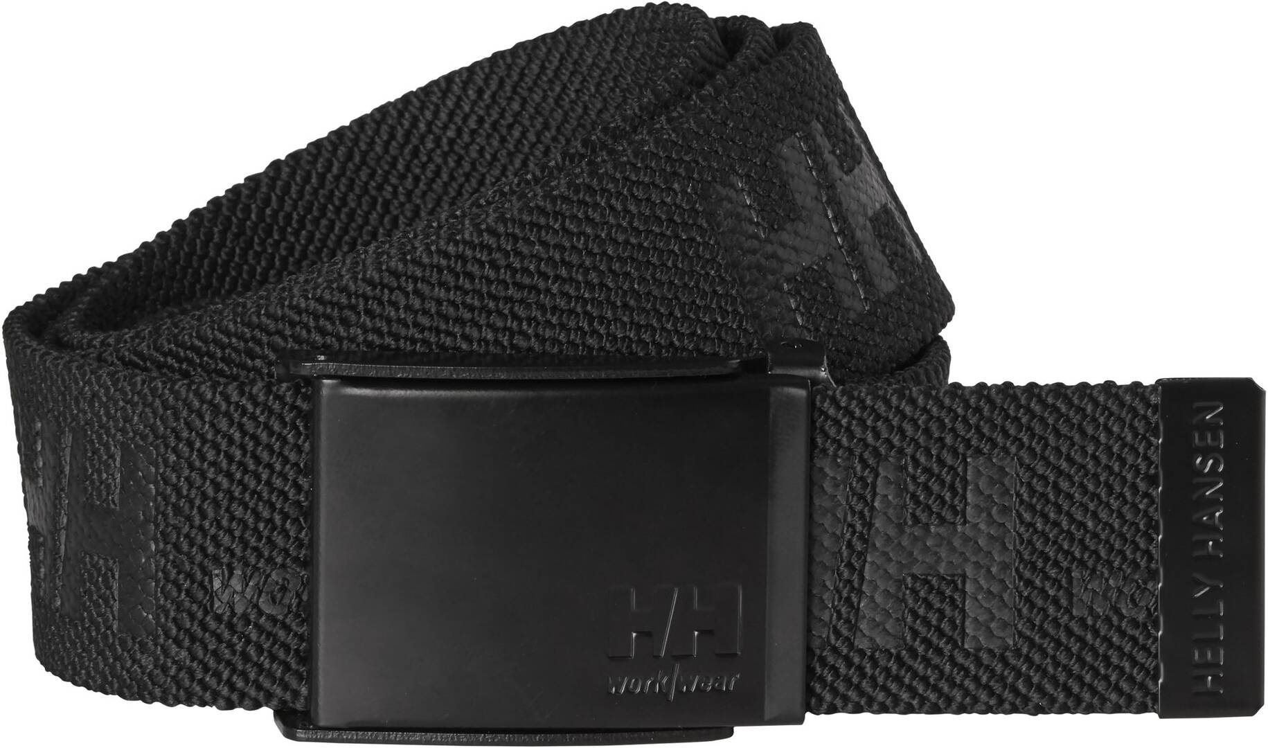Ceinture sangle hh logo noir