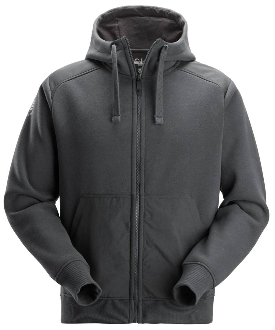 Sweat mit kapuze zip 2875 grau L