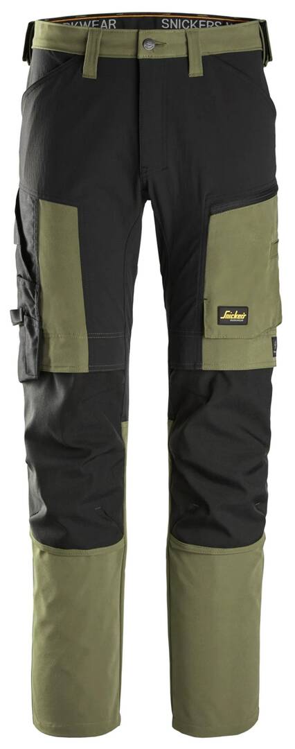 Hose 6318 stretch olive-swz 088=ch38/76