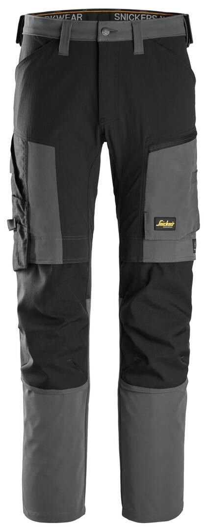 Hose 6318 stretch grau-swz 088=ch38/76