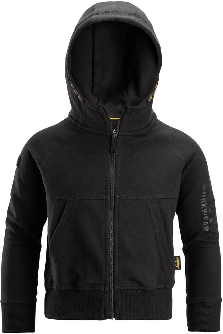 Sweat mit kapuze kinder schwarz 98-104