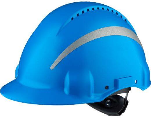 Schutzhelm 3M G3000 m/reflexstreifen bl