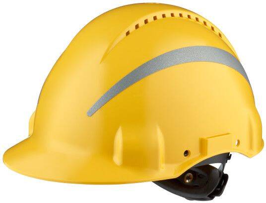 Schutzhelm 3M G3000 m/reflexstreifen glb