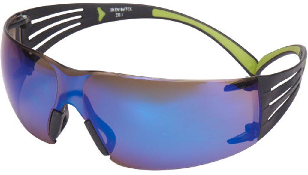 Lunette protection SF400 bleu miroité